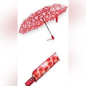 Catherine Malandrino 46” Umbrella - red floral